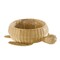 Kaplan Early Learning Company Turtle Washable Wicker Floor Basket